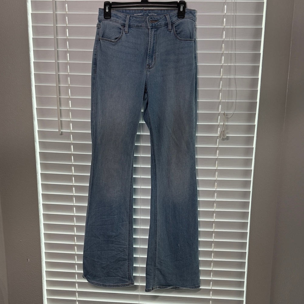 Old Navy Light Blue Flare Jeans